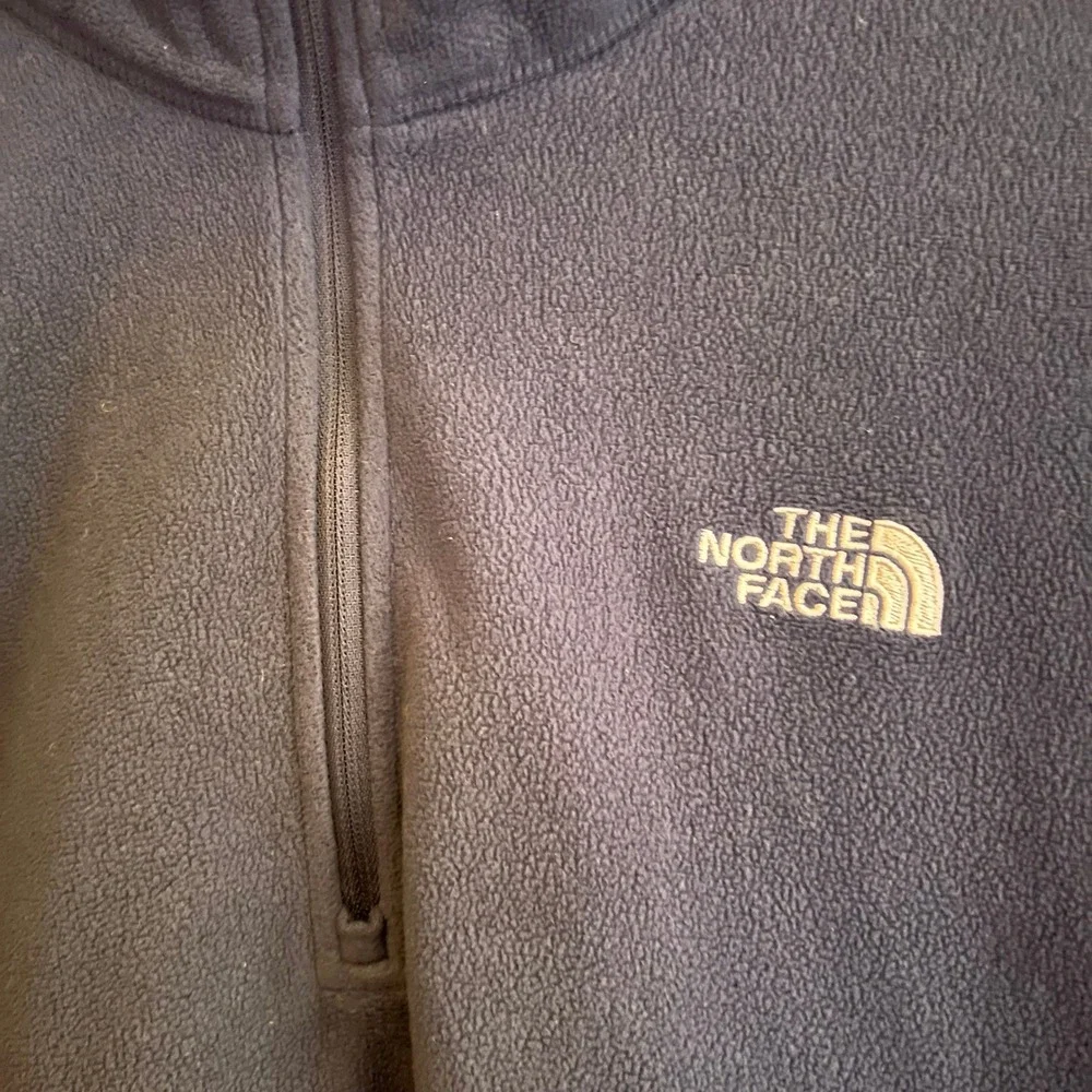 The North Face Mens Navy Blue TKA 100 Glacier Quarter Zip Fleece Pullover XL